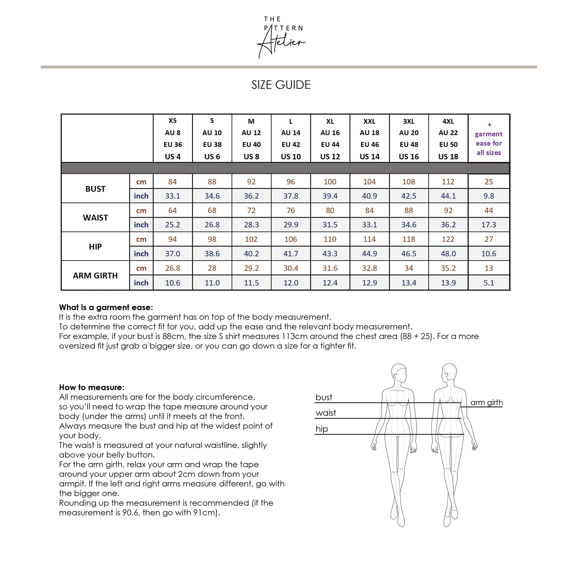 Relaxed belted midi shirt dress digital sewing pattern bundle size guide