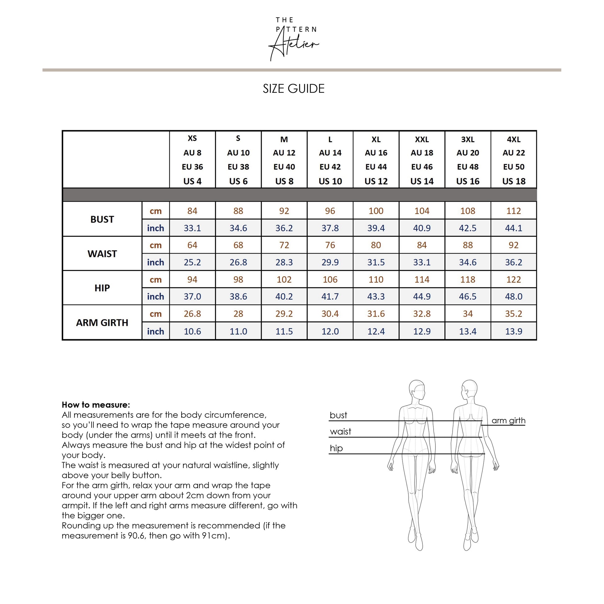 Basic Workout Set PDF digital sewing pattern bundle size guide